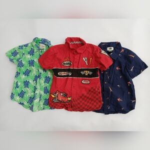 Little Boys button ups with designs size 4T